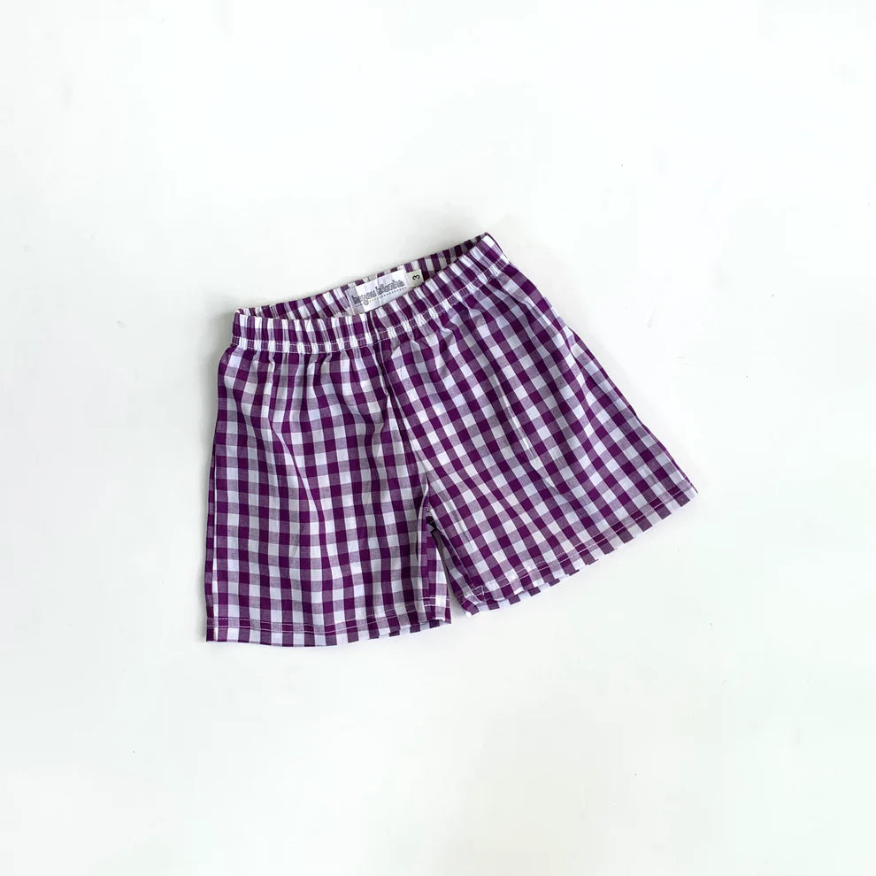 Gingham Shorts