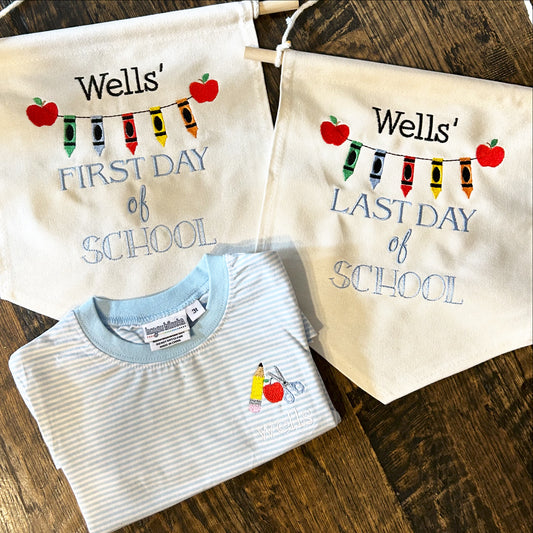 First and Last day of School Banner Bundle