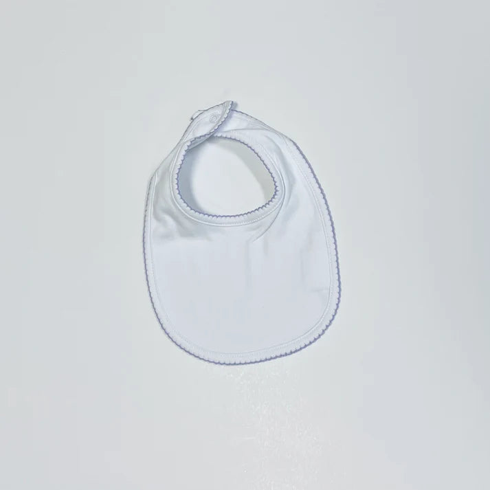 Baby picot trim bib