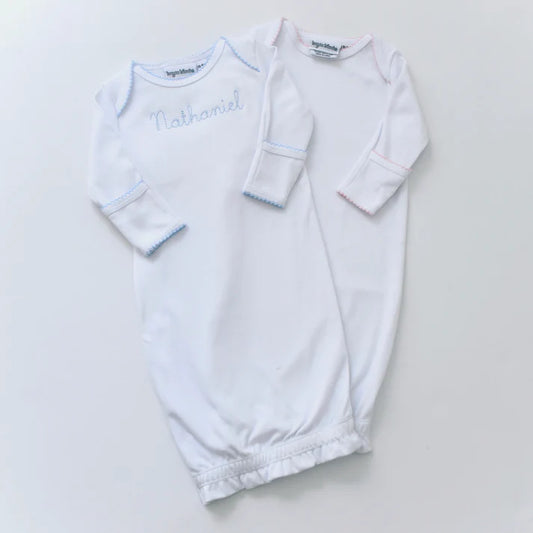 Baby Picot Trim Gowns